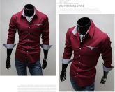 Camisa Casual Slim Fit Bolso