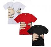 Camiseta Mão Divertida - Unissex